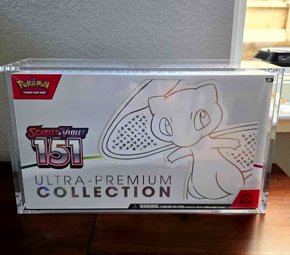 Pokémon 151 Ultra-Premium Collection acrylic display case