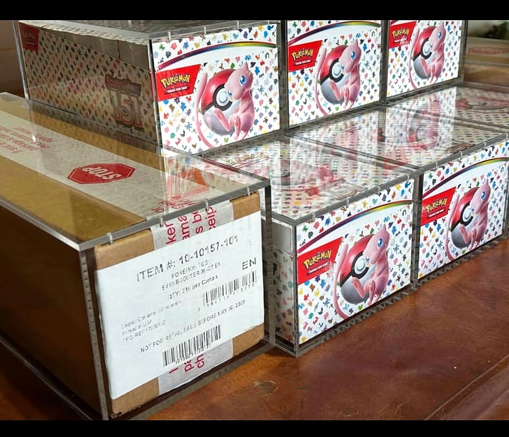 Sealed booster bundle acrylic display case